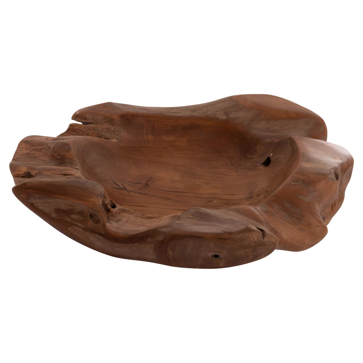 Επιτραπέζιο Διακοσμητικό Μπόλ NOKI C18296 Ξύλο Teak Φυσικό 50x46x10Y εκ. Επιτραπέζιο Διακοσμητικό Μπόλ NOKI C18296 Ξύλο Teak Φυσικό 50x46x10Y εκ.