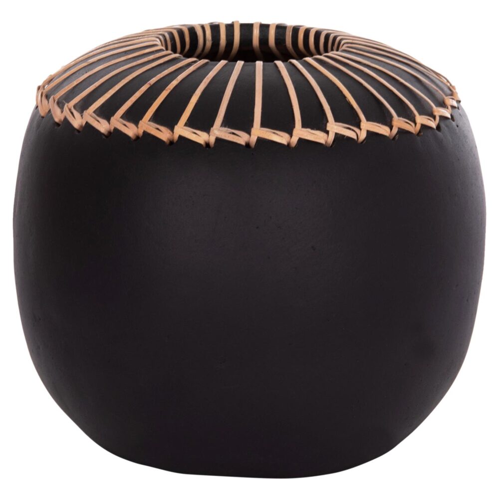 Επιτραπέζιο Διακοσμητικό Βάζο LENNOX C4675.01L Τερακότα Μαύρο Φ22x20Υεκ. Επιτραπέζιο Διακοσμητικό Βάζο LENNOX C4675.01L Τερακότα Μαύρο Φ22x20Υεκ.