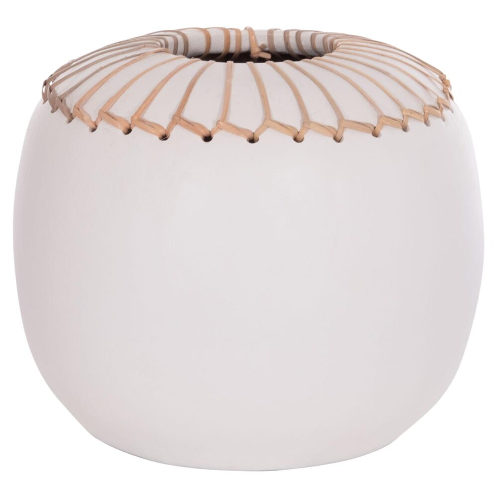 Επιτραπέζιο Διακοσμητικό Βάζο LENNOX C4675.02L Τερακότα Λευκό Φ22x20Υεκ. Επιτραπέζιο Διακοσμητικό Βάζο LENNOX C4675.02L Τερακότα Λευκό Φ22x20Υεκ.