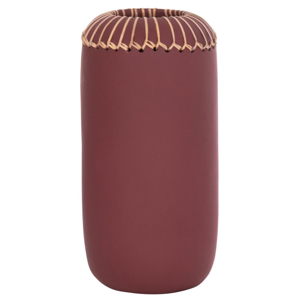 Επιτραπέζιο Διακοσμητικό Βάζο LENNOX C4675.06S Τερακότα Βυσσινί χρώμα Φ18x33Υεκ. Επιτραπέζιο Διακοσμητικό Βάζο LENNOX C4675.06S Τερακότα Βυσσινί χρώμα Φ18x33Υεκ.