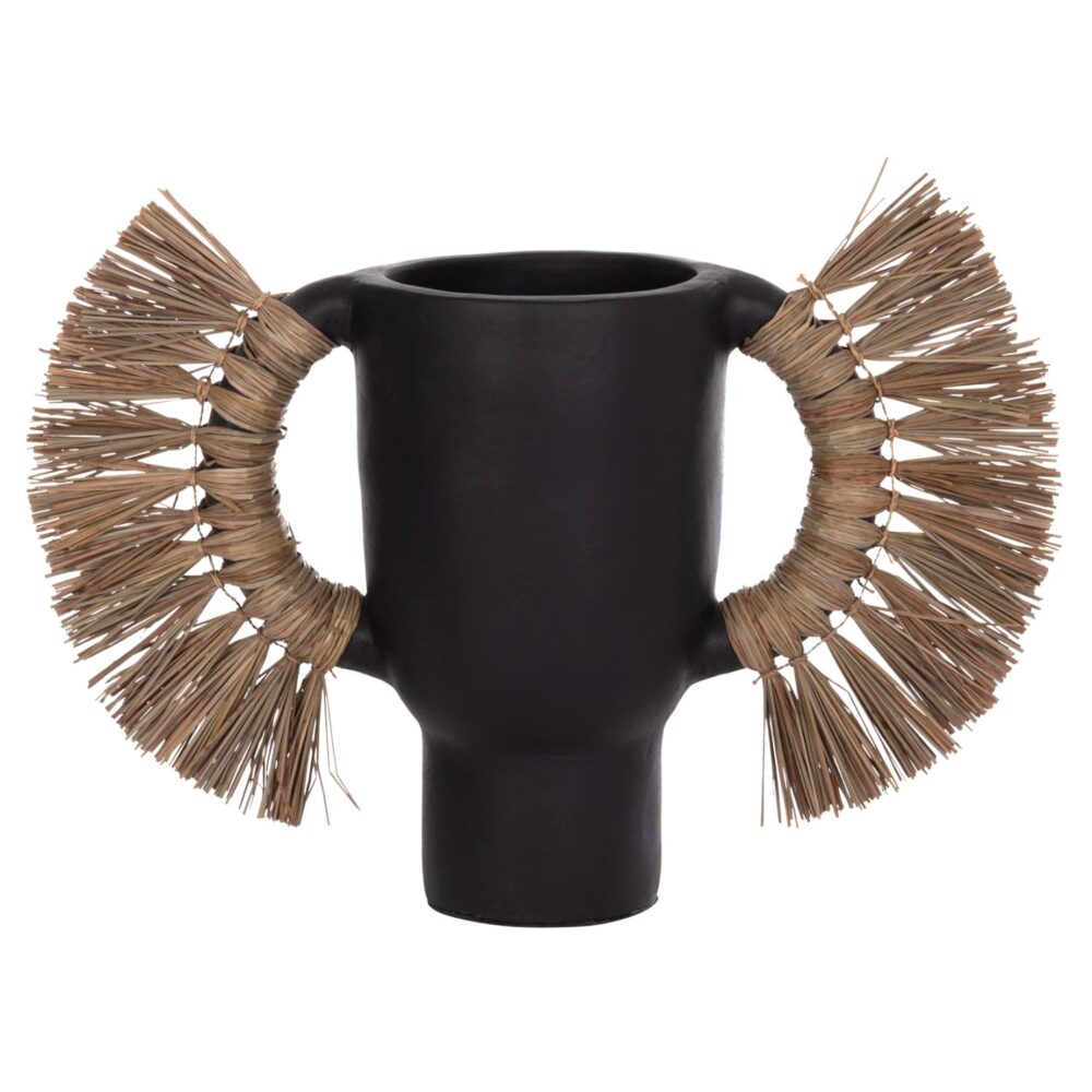 Επιτραπέζιο Διακοσμητικό Βάζο ALICA C4668.01L Τερακότα Μαύρο & Grass 64x22x38Υεκ Επιτραπέζιο Διακοσμητικό Βάζο ALICA C4668.01L Τερακότα Μαύρο & Grass 64x22x38Υεκ