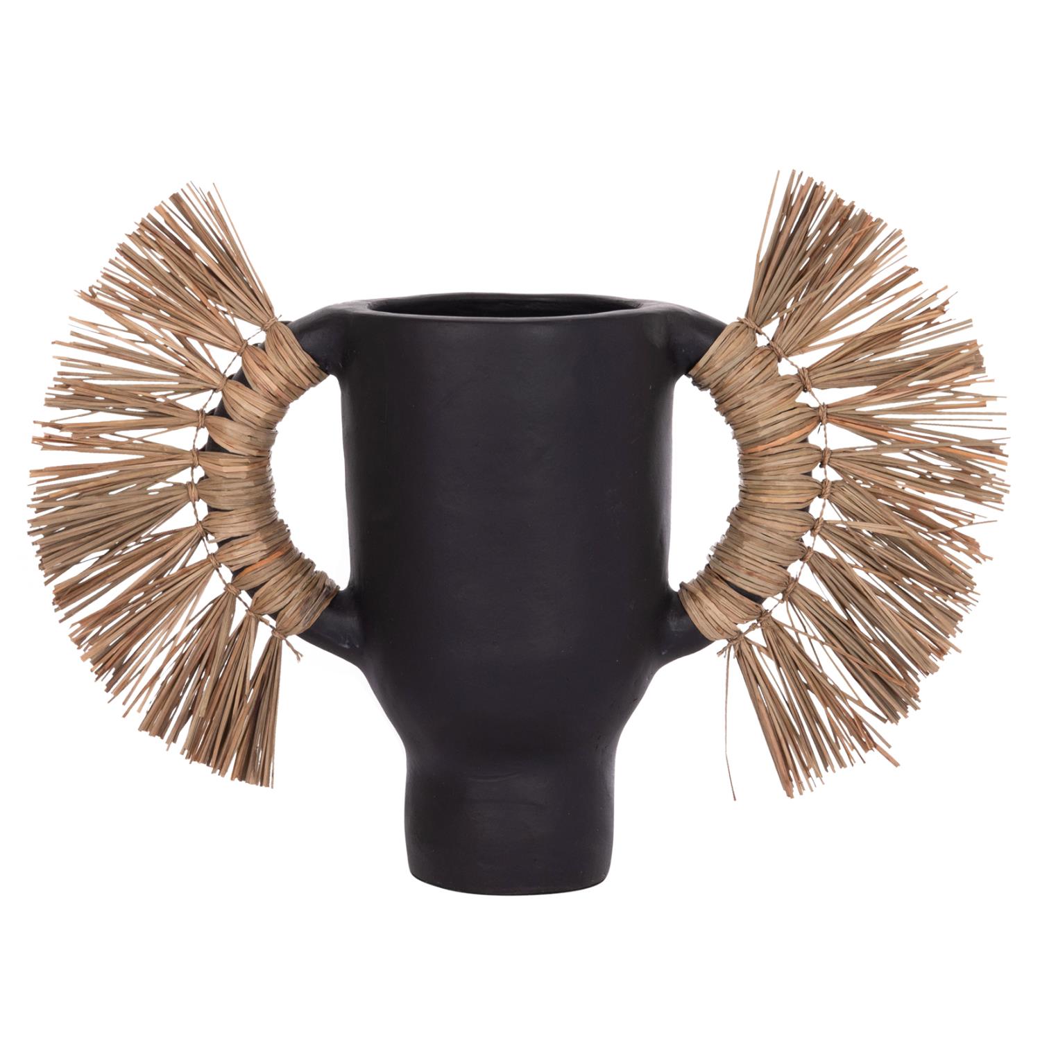 Επιτραπέζιο Διακοσμητικό Βάζο ALICA C4668.01S Τερακότα Μαύρο & Grass 55x19x34Υεκ. Επιτραπέζιο Διακοσμητικό Βάζο ALICA C4668.01S Τερακότα Μαύρο & Grass 55x19x34Υεκ.