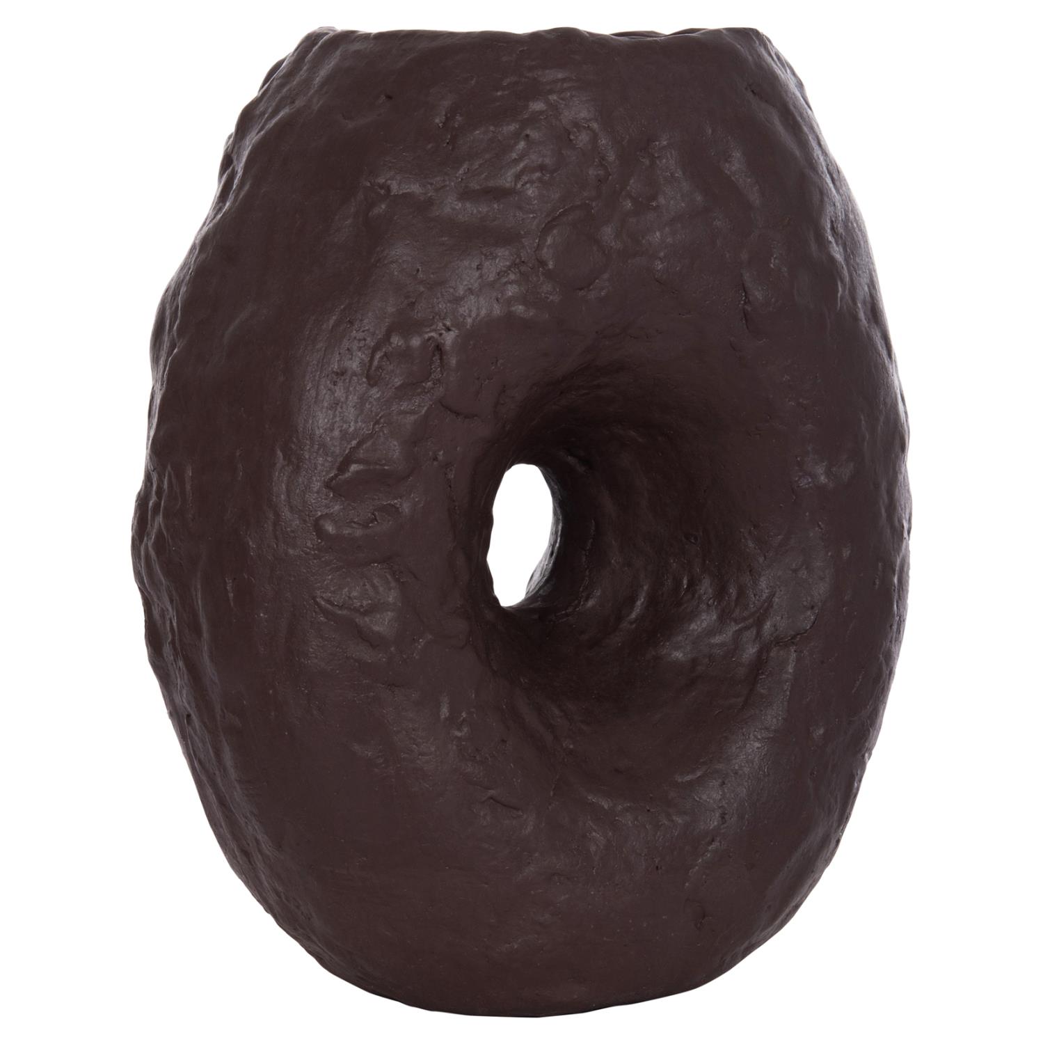 Επιτραπέζιο Διακοσμητικό Βάζο NAMENTIS C4673.07S Τερακότα Σοκολατί χρώμα 22x13x28Υεκ.