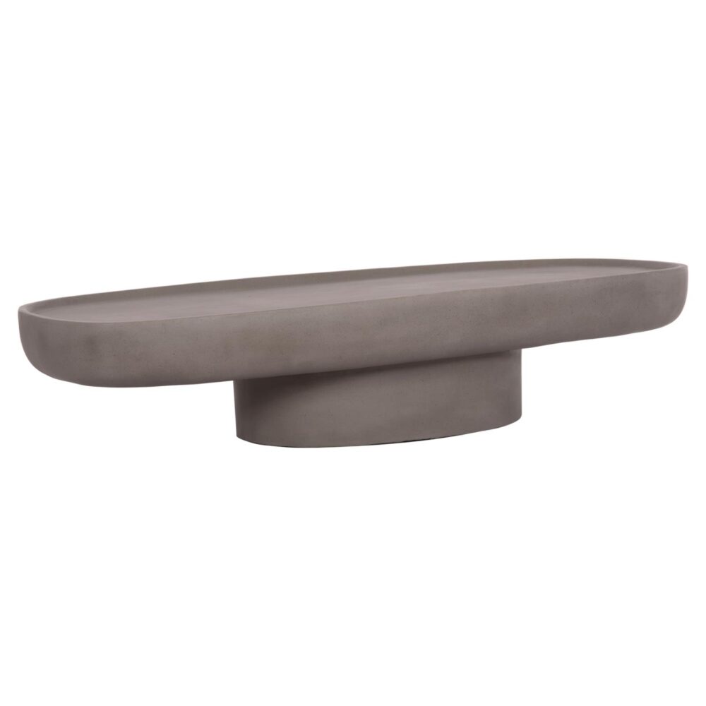 Τραπεζάκι Σαλονιού DESSY Fiber Cement σε Γκρί 151x66x30Υεκ.