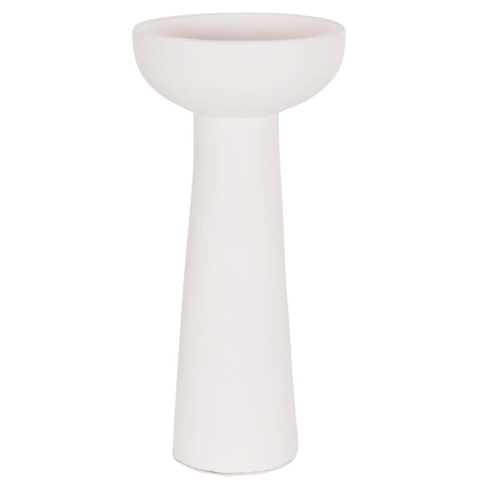 Επιτραπέζιο Διακοσμητικό Βάζο LEKKAN C4664.02L Τερακότα σε Λευκό Φ18x38Υεκ. Επιτραπέζιο Διακοσμητικό Βάζο LEKKAN C4664.02L Τερακότα σε Λευκό Φ18x38Υεκ.