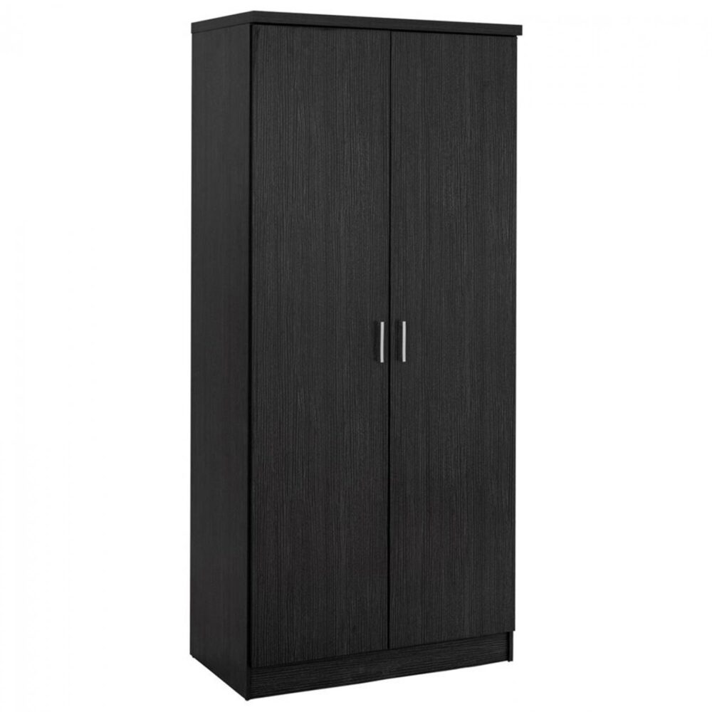 Ντουλάπα JENNA Δίφυλλη Ανοιγόμενη Zebrano 80x43x181 εκ.