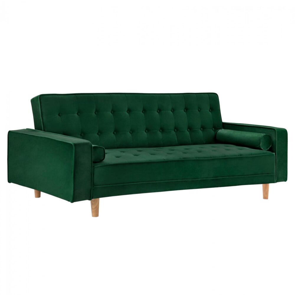 Καναπές - Κρεβάτι Salvador Βελούδο Κυπαρισσί 223x90x80Y εκ. Καναπές - Κρεβάτι Salvador Βελούδο Κυπαρισσί 223x90x80Y εκ.