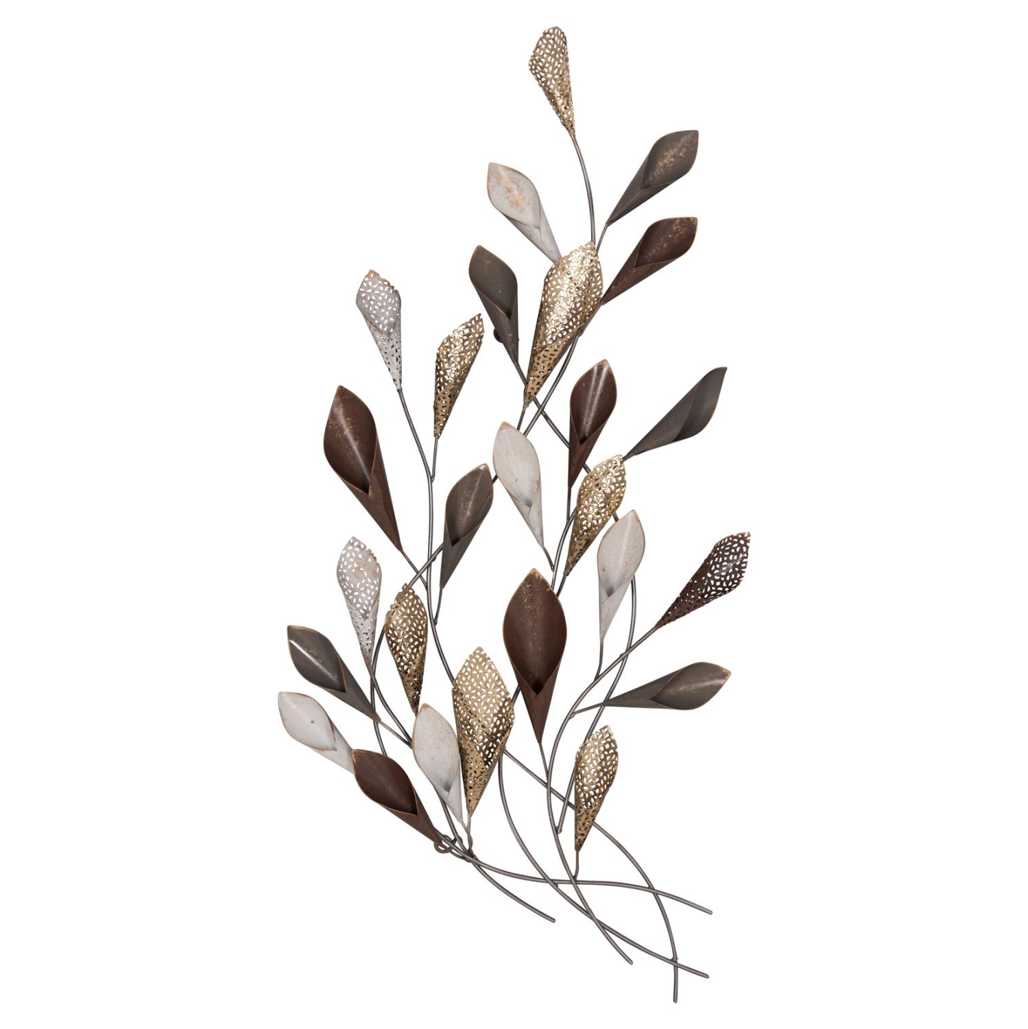 ΜΕΤΑΛΛΙΚΟ ΔΙΑΚΟΣΜΗΤΙΚΟ ΤΟΙΧΟΥ  ΑΝΘΡΑΚΙ ΧΡΥΣΟ 44x5,5x87Y εκ.