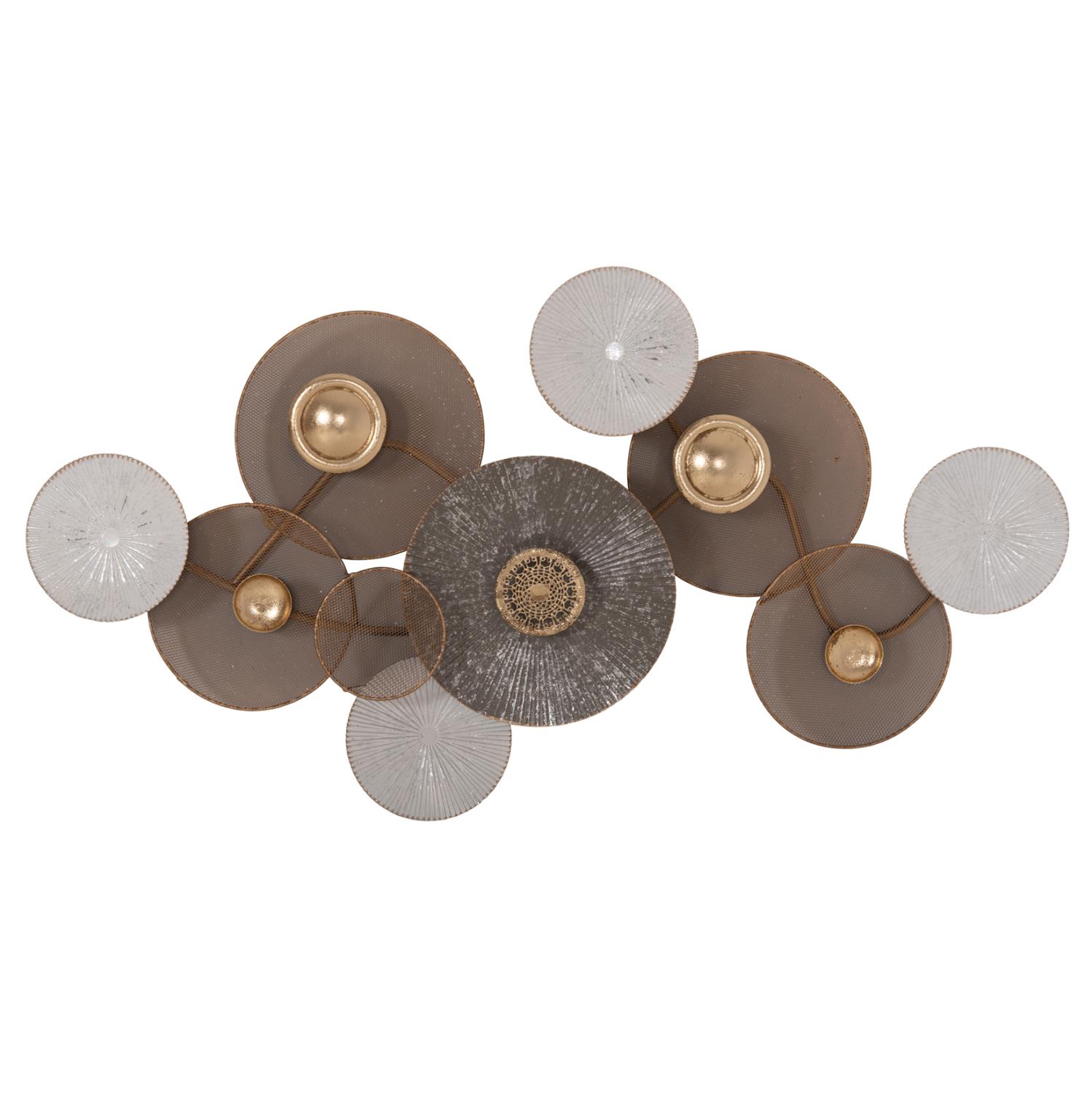 ΜΕΤΑΛΛΙΚΟ ΔΙΑΚΟΣΜΗΤΙΚΟ ΤΟΙΧΟΥ ΧΡΥΣΟ ΛΕΥΚΟ 91x6x50Y εκ. ΜΕΤΑΛΛΙΚΟ ΔΙΑΚΟΣΜΗΤΙΚΟ ΤΟΙΧΟΥ ΧΡΥΣΟ ΛΕΥΚΟ 91x6x50Y εκ.