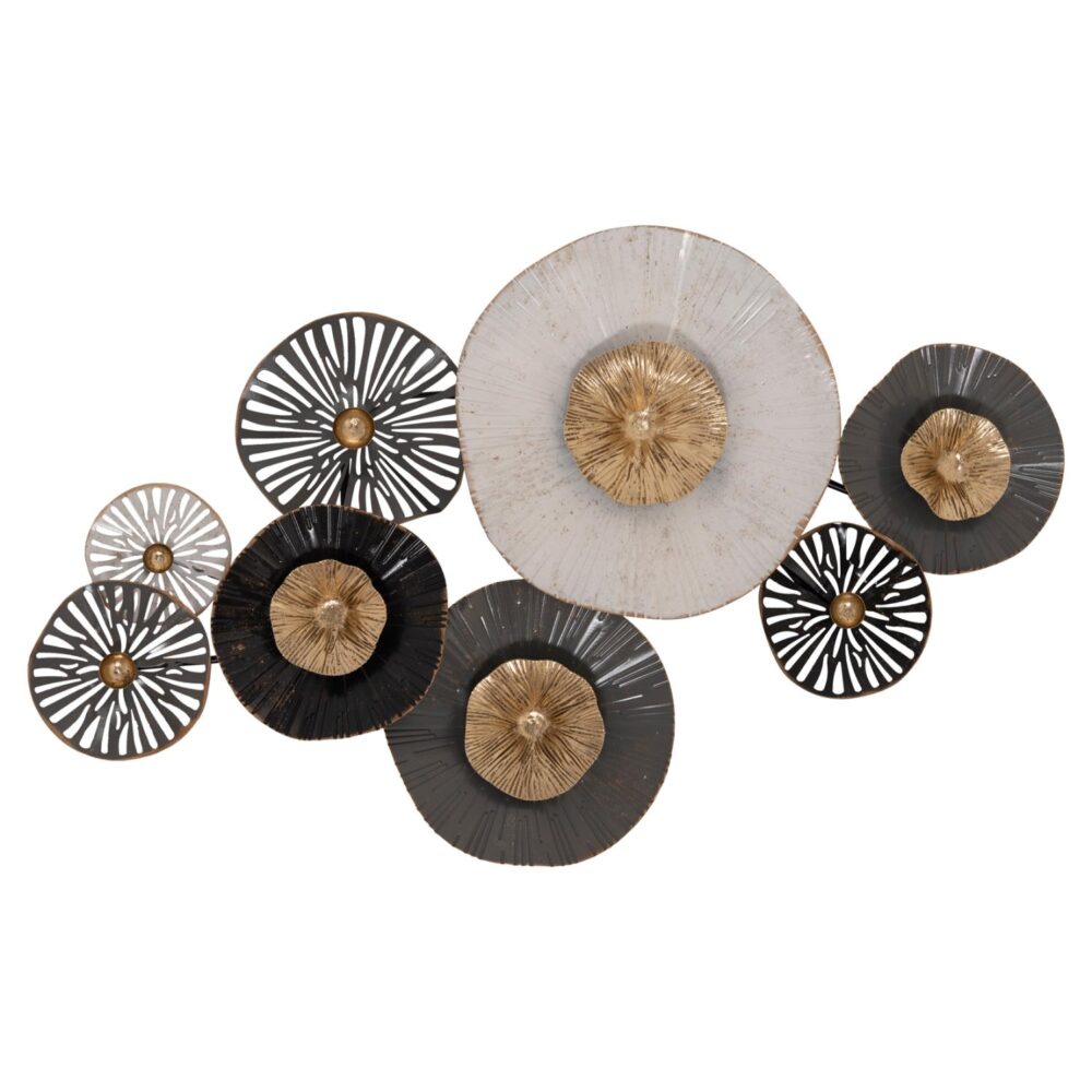 ΜΕΤΑΛΛΙΚΟ ΔΙΑΚΟΣΜΗΤΙΚΟ ΤΟΙΧΟΥ ΓΚΡΙ ΕΚΡΟΥ ΧΡΥΣΟ 88x7x51Y εκ. ΜΕΤΑΛΛΙΚΟ ΔΙΑΚΟΣΜΗΤΙΚΟ ΤΟΙΧΟΥ ΓΚΡΙ ΕΚΡΟΥ ΧΡΥΣΟ 88x7x51Y εκ.