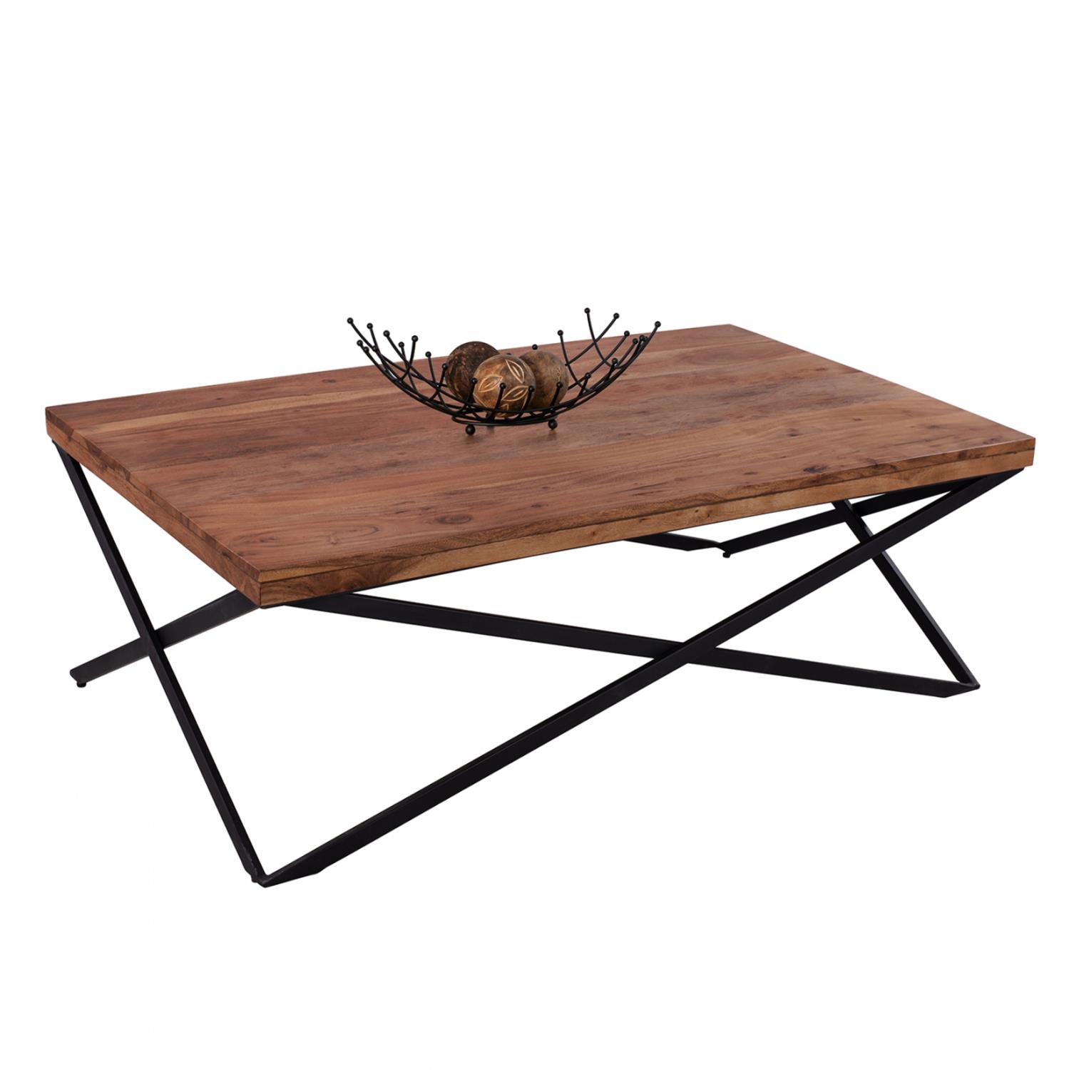 Τραπεζάκι σαλονιού Sao Paolo Μασίφ Ξύλο Ακακίας 120x70x41Υεκ.