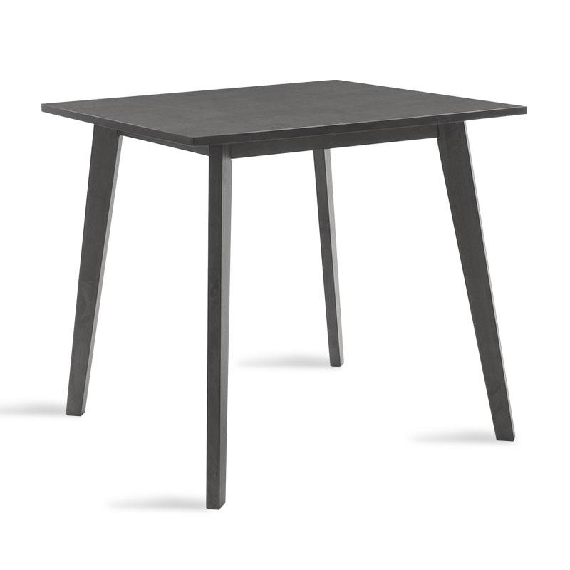 Τραπέζι Benson MDF με καπλαμά  χρώμα rustic grey 80x80x75εκ Τραπέζι Benson MDF με καπλαμά  χρώμα rustic grey 80x80x75εκ