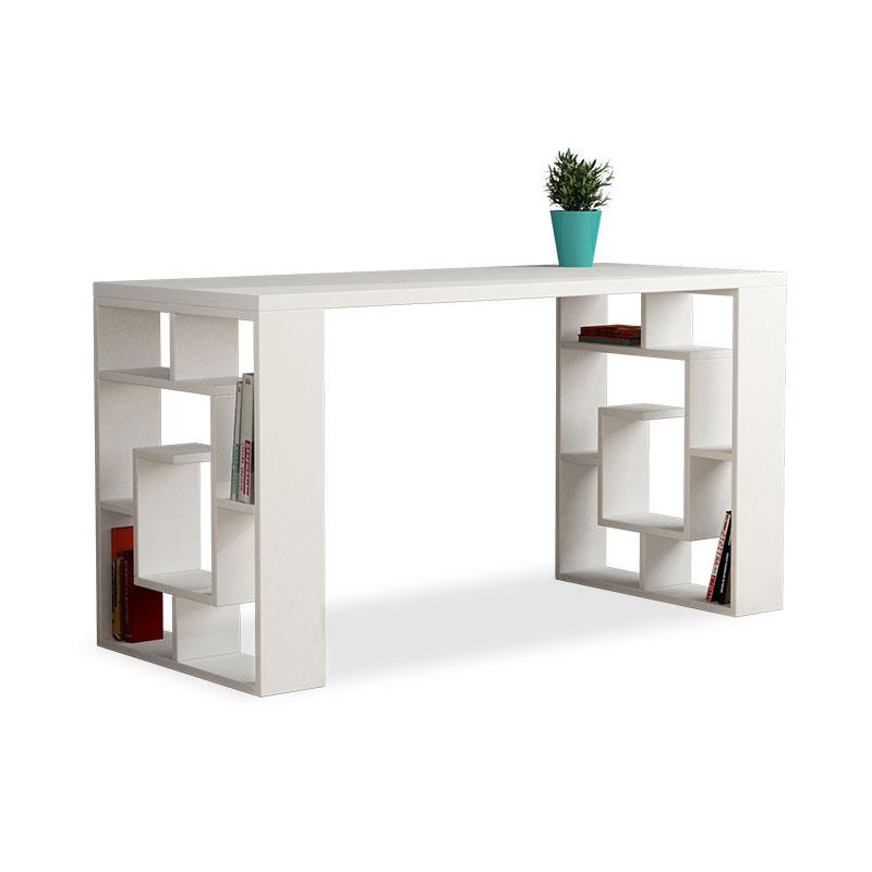 Γραφείο Labirent λευκό 140x60x75εκ Γραφείο Labirent λευκό 140x60x75εκ