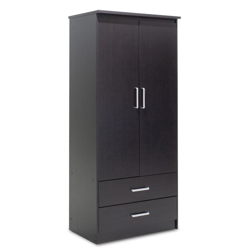 Ντουλάπα ρούχων δίφυλλη OLYMPUS χρώμα wenge 81x57x183εκ Ντουλάπα ρούχων δίφυλλη OLYMPUS χρώμα wenge 81x57x183εκ