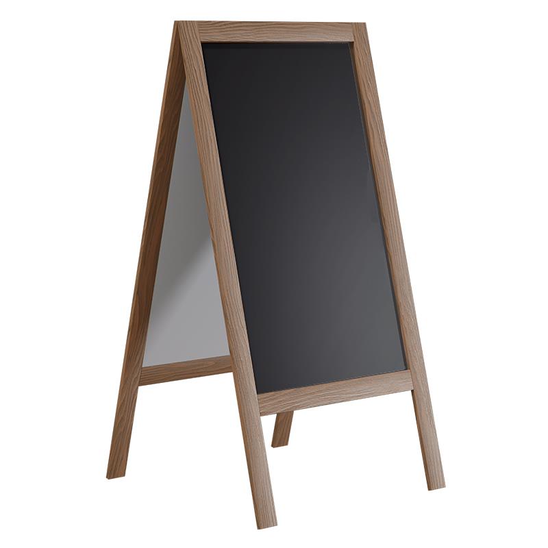Stand μενού Felex καρυδί-μαύρο 50x25x100εκ Stand μενού Felex καρυδί-μαύρο 50x25x100εκ