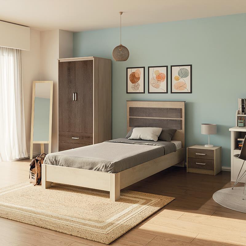 Φοιτητικό πακέτο επίπλων κρεβατοκάμαρας Comfort σετ 3τεμ Φοιτητικό πακέτο επίπλων κρεβατοκάμαρας Comfort σετ 3τεμ