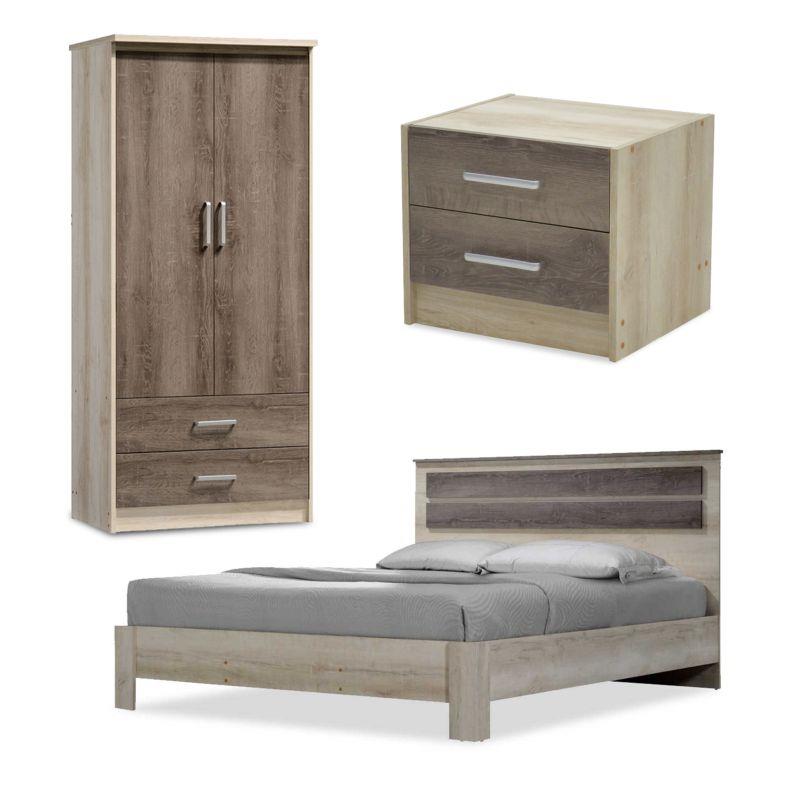 Φοιτητικό πακέτο επίπλων υπνοδωματίου Comfort 2 σετ 3 τμχ Φοιτητικό πακέτο επίπλων υπνοδωματίου Comfort 2 σετ 3 τμχ