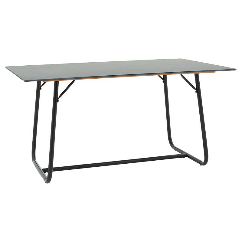 Τραπέζι Revello sintered stone μαύρο μαρμάρου-μαύρο 150x90x75εκ Τραπέζι Revello sintered stone μαύρο μαρμάρου-μαύρο 150x90x75εκ