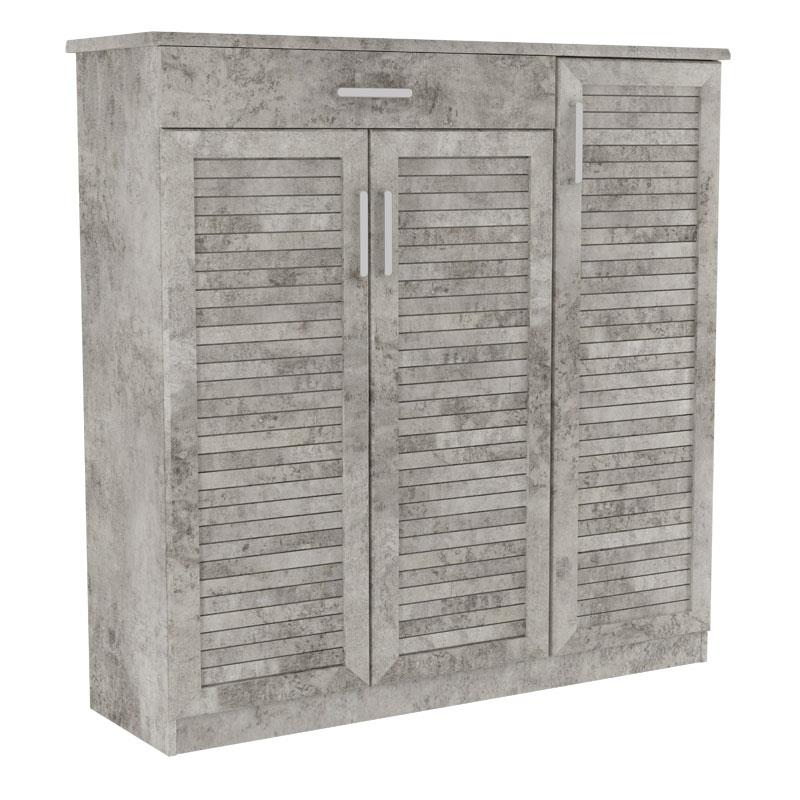 Παπουτσοθήκη-ντουλάπι SANTE 30 ζεύγων χρώμα antique ανθρακί 120x37x123εκ Παπουτσοθήκη-ντουλάπι SANTE 30 ζεύγων χρώμα antique ανθρακί 120x37x123εκ