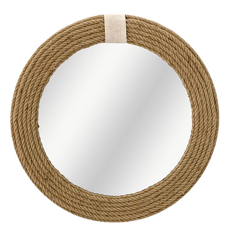 Καθρέπτης Rope φυσικό 60x2x60εκ Καθρέπτης Rope φυσικό 60x2x60εκ