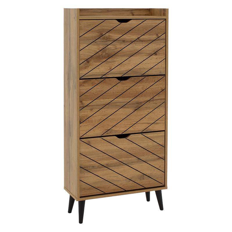 Παπουτσοθήκη Thelma 9 ζεύγων sonoma 60x23.8x131.6εκ Παπουτσοθήκη Thelma 9 ζεύγων sonoma 60x23.8x131.6εκ