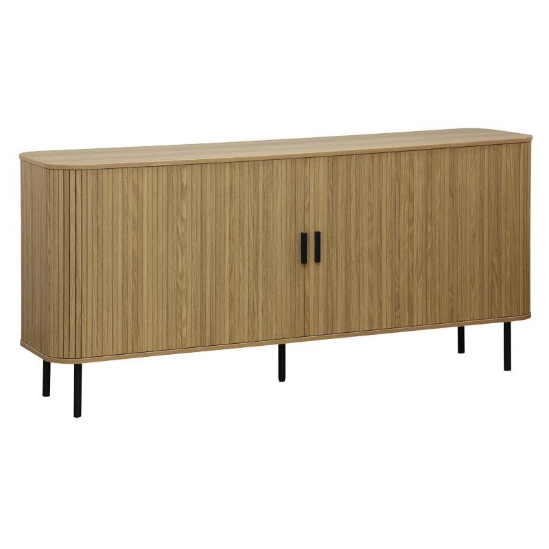 Μπουφές Scandi MDF φυσικό με μεταλλικά μαύρα πόδια 170x45x80εκ Μπουφές Scandi MDF φυσικό με μεταλλικά μαύρα πόδια 170x45x80εκ