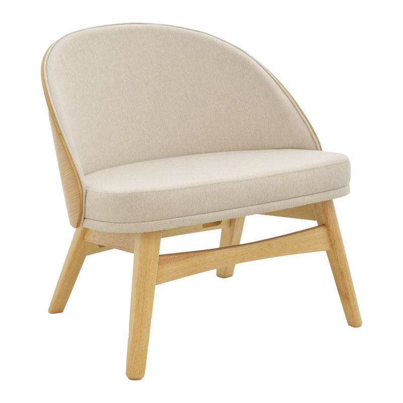 Καρέκλα Sarian μπεζ ύφασμα-rubberwood φυσικό πόδι 69,5x71x70.5εκ Καρέκλα Sarian μπεζ ύφασμα-rubberwood φυσικό πόδι 69,5x71x70.5εκ