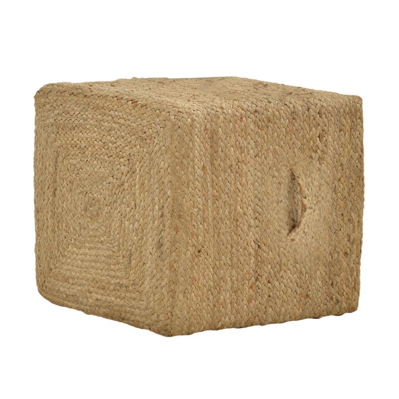 Σκαμπό Tresa Inart φυσικό 100% γιούτα 40x40x40εκ Σκαμπό Tresa Inart φυσικό 100% γιούτα 40x40x40εκ
