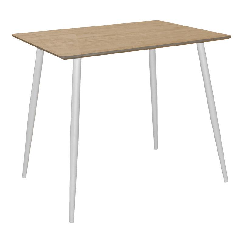Τραπέζι Cuba MDF sonoma-λευκό 70x70x75εκ Τραπέζι Cuba MDF sonoma-λευκό 70x70x75εκ