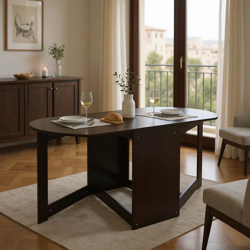Τραπέζι Nadine πολυμορφικό-επεκτεινόμενο wenge 160x80x76.5εκ Τραπέζι Nadine πολυμορφικό-επεκτεινόμενο wenge 160x80x76.5εκ