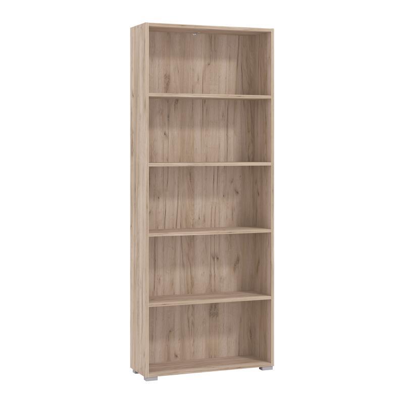 Βιβλιοθήκη Tomar 5 Γκρί Δρύς 70x24,5x176,5 εκ. Βιβλιοθήκη Tomar 5 Γκρί Δρύς 70x24,5x176,5 εκ.