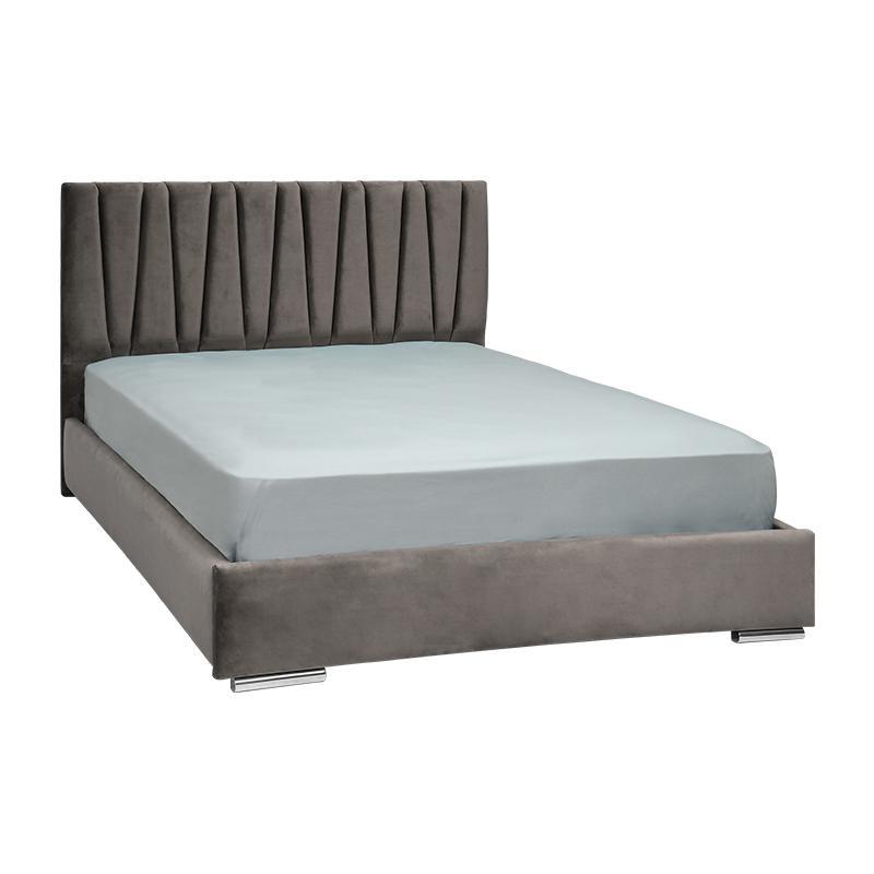 Επενδυμένο Κρεβάτι Palermo Fylliana Taupe Διπλό 160x200 εκ Επενδυμένο Κρεβάτι Palermo Fylliana Taupe Διπλό 160x200 εκ