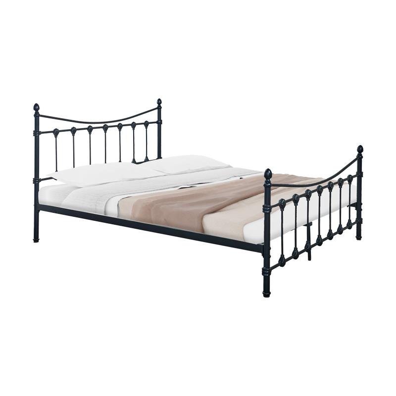 Κρεβάτι Beowulf μαύρο μεταλλικό 150x200x102εκ Κρεβάτι Beowulf μαύρο μεταλλικό 150x200x102εκ
