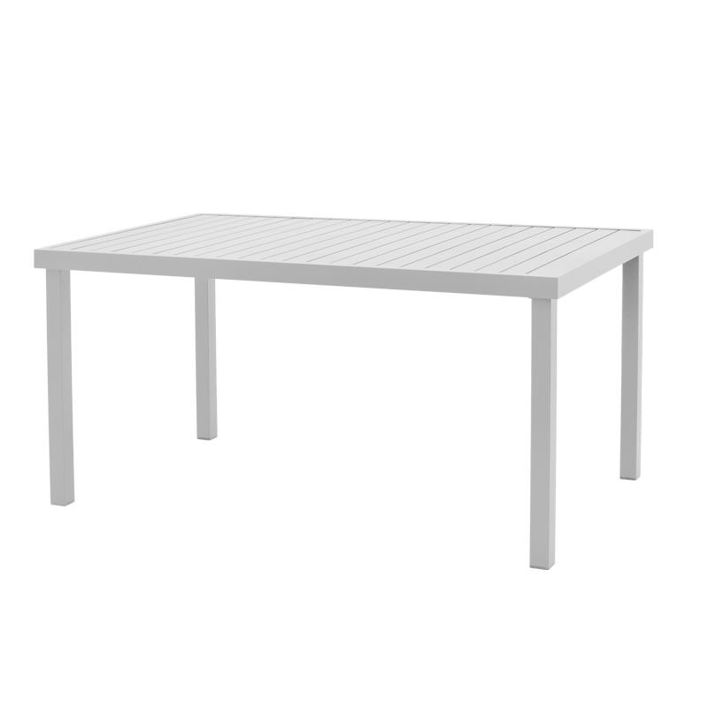 Τραπέζι Kliton  αλουμινίου λευκό 150x80x74εκ Τραπέζι Kliton  αλουμινίου λευκό 150x80x74εκ