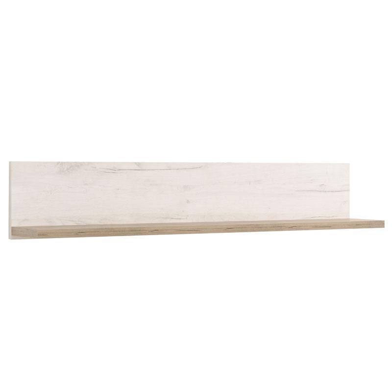 Ράφι τοίχου Kent ZP Γκρί Δρύς - Λευκός Δρύς 120x19x22 εκ. Ράφι τοίχου Kent ZP Γκρί Δρύς - Λευκός Δρύς 120x19x22 εκ.