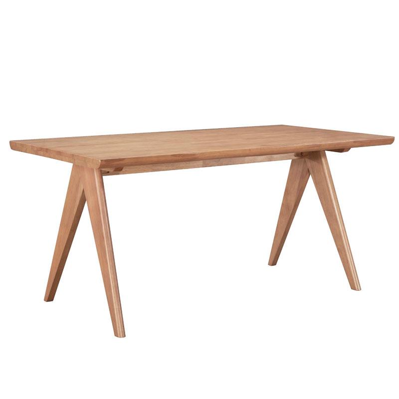 Τραπέζι Winslow ξύλο rubberwood σε ανοιχτό καρυδί χρώμα 180x85x75εκ Τραπέζι Winslow ξύλο rubberwood σε ανοιχτό καρυδί χρώμα 180x85x75εκ