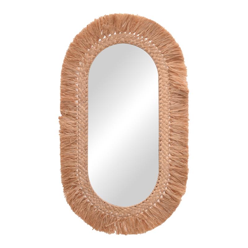 Καθρέπτης Bohnile Inart sisal σε φυσικό χρώμα 70x4x120εκ Καθρέπτης Bohnile Inart sisal σε φυσικό χρώμα 70x4x120εκ