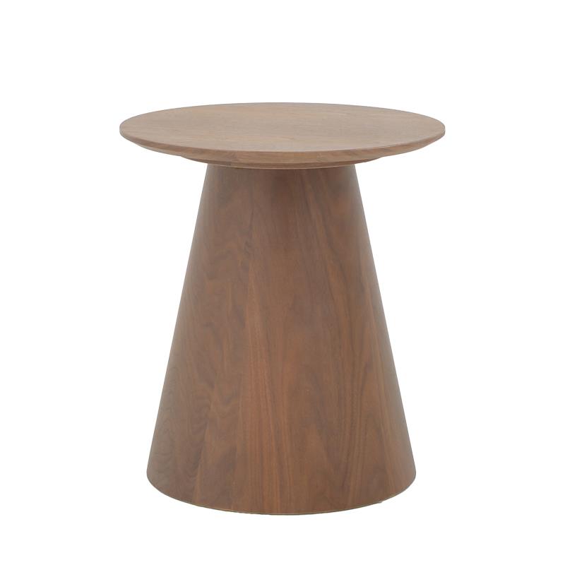 Βοηθητικό τραπέζι Kayano καρυδί mdf Φ45x50εκ Βοηθητικό τραπέζι Kayano καρυδί mdf Φ45x50εκ