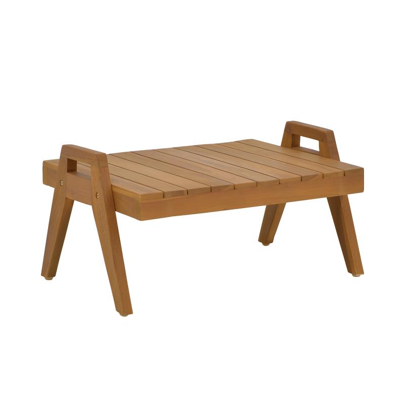 Τραπέζι Kally teak ξύλο σε φυσική απόχρωση 60x50x34εκ Τραπέζι Kally teak ξύλο σε φυσική απόχρωση 60x50x34εκ