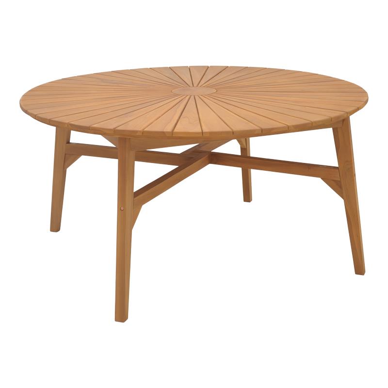 Τραπέζι Colen teak ξύλο σε φυσική απόχρωση Φ180x75εκ Τραπέζι Colen teak ξύλο σε φυσική απόχρωση Φ180x75εκ