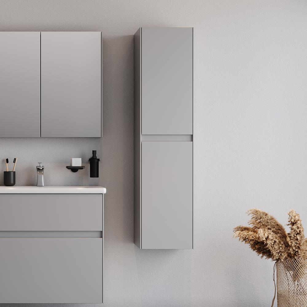 Στήλη μπάνιου κρεμαστή MALAGA 34 Γκρί 33.6x33x138 εκ. Στήλη μπάνιου κρεμαστή MALAGA 34 Γκρί 33.6x33x138 εκ.