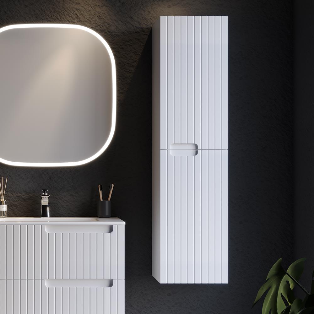 Στήλη μπάνιου κρεμαστή ENZA 35 Λευκή 35x35x138 εκ. Στήλη μπάνιου κρεμαστή ENZA 35 Λευκή 35x35x138 εκ.