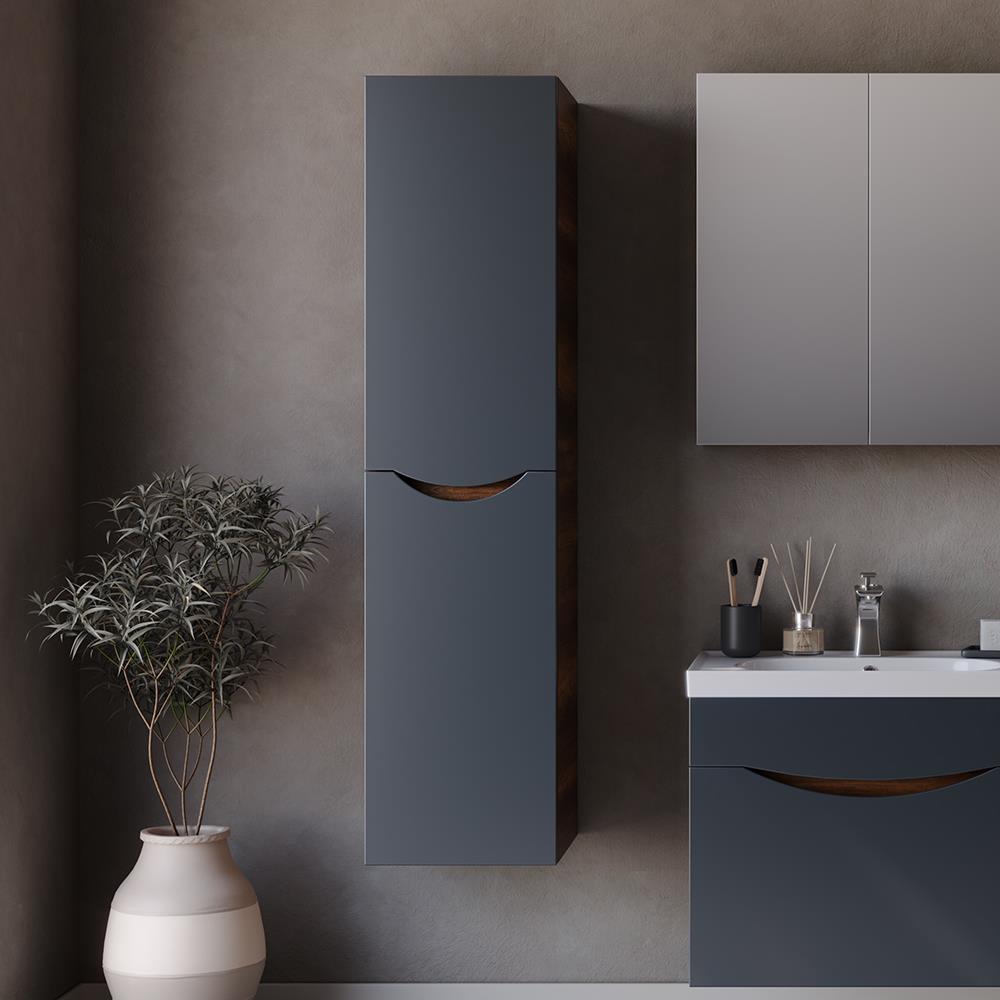 Στήλη μπάνιου κρεμαστή SMILE 34 Ανθρακί - Barok 34x35x138 εκ. Στήλη μπάνιου κρεμαστή SMILE 34 Ανθρακί - Barok 34x35x138 εκ.