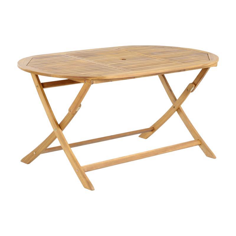 Τραπέζι κήπου Οβάλ FL945 Fylliana αναδιπλούμενο Καρυδί σκελετός 150x80x74 εκ. Τραπέζι κήπου Οβάλ FL945 Fylliana αναδιπλούμενο Καρυδί σκελετός 150x80x74 εκ.