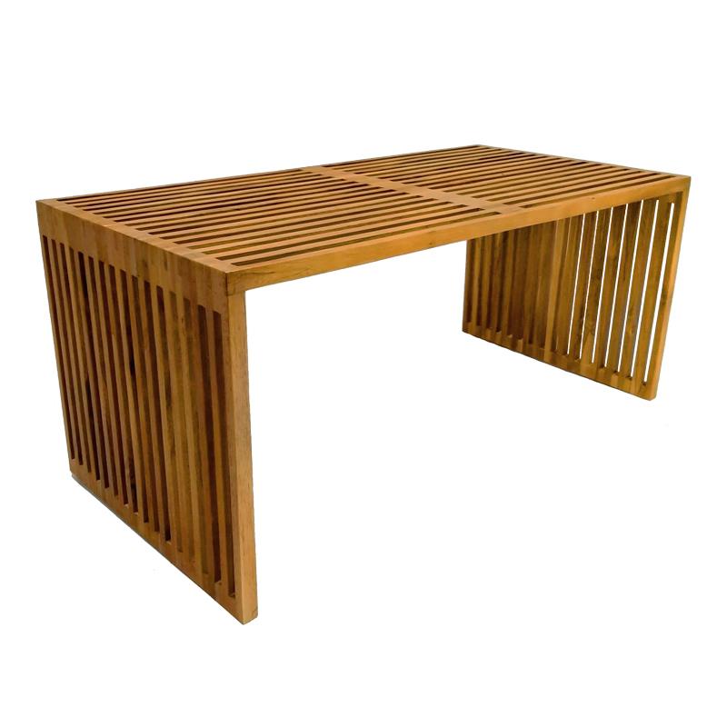 Τραπέζι Marlin teak ξύλο σε φυσική απόχρωση 100x50x45 εκ. Τραπέζι Marlin teak ξύλο σε φυσική απόχρωση 100x50x45 εκ.