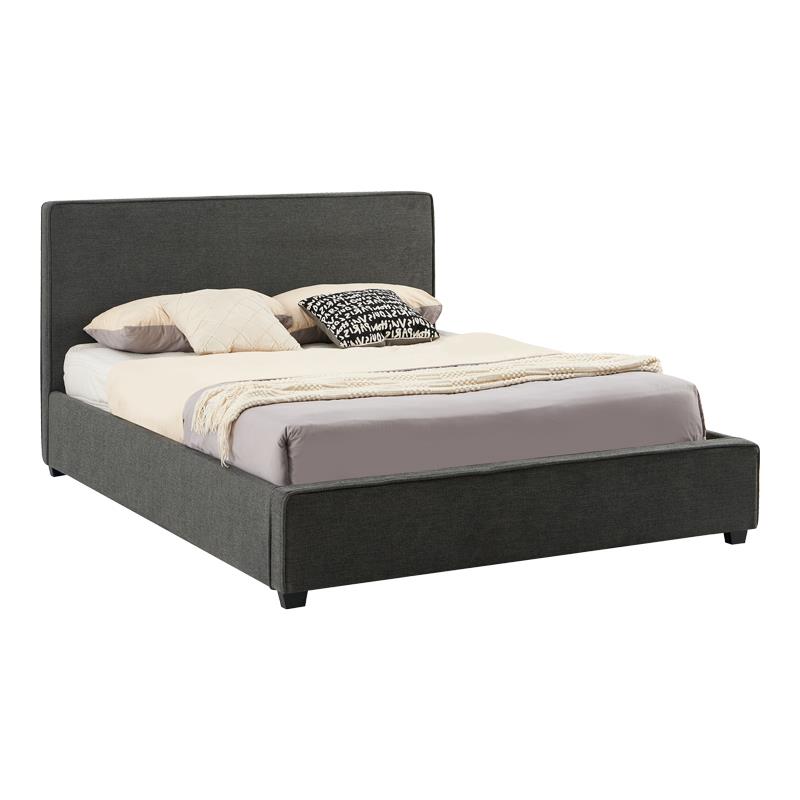 Κρεβάτι διπλό Bedka ύφασμα ανθρακί 160x200εκ Κρεβάτι διπλό Bedka ύφασμα ανθρακί 160x200εκ
