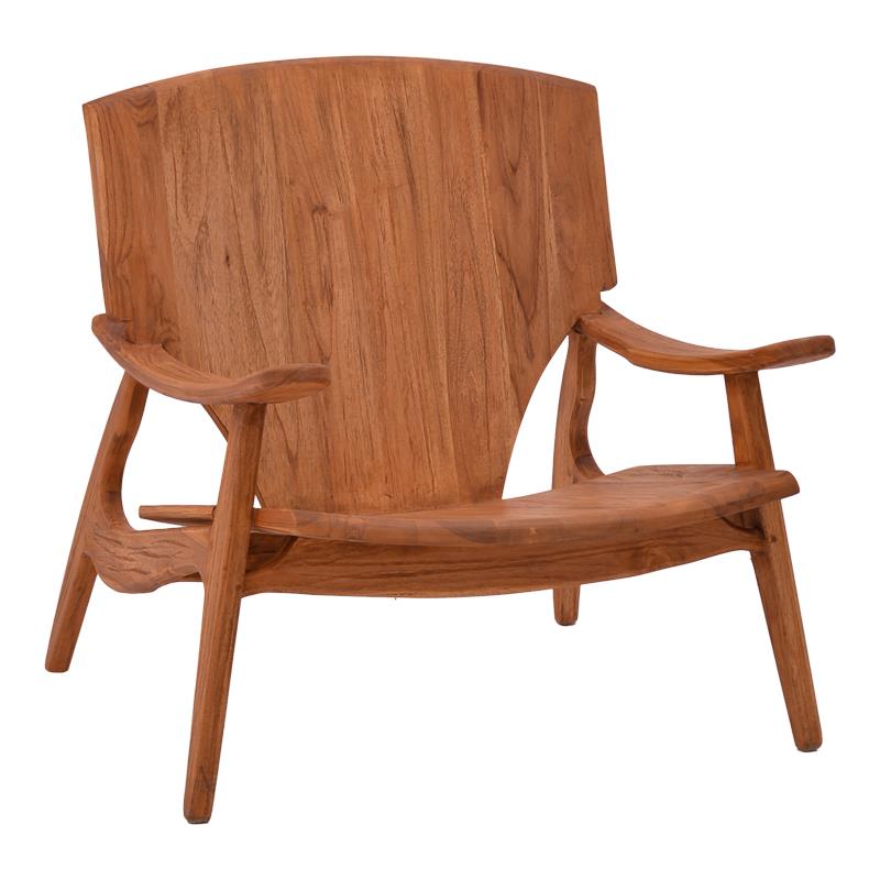 Πολυθρόνα Brazin φυσικό teak ξύλο 72x71x77εκ Πολυθρόνα Brazin φυσικό teak ξύλο 72x71x77εκ