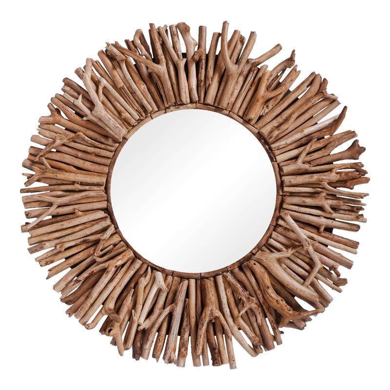 Καθρέπτης Grazzy Inart arum-flotsam ξύλο σε φυσική απόχρωση Φ70x8εκ Καθρέπτης Grazzy Inart arum-flotsam ξύλο σε φυσική απόχρωση Φ70x8εκ