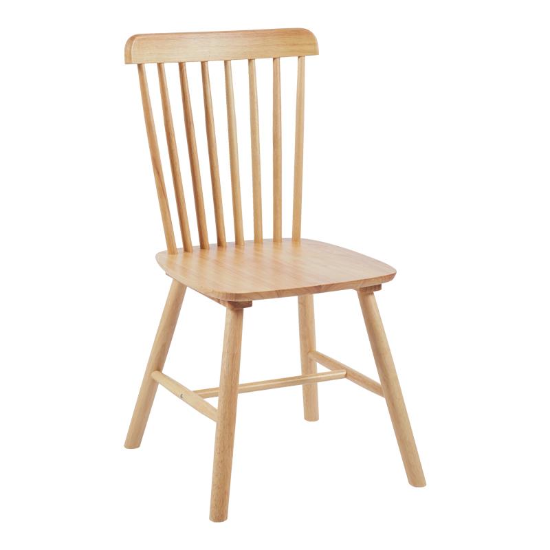 Καρέκλα Melia rubberwood σε φυσική απόχρωση 45x51x87εκ Καρέκλα Melia rubberwood σε φυσική απόχρωση 45x51x87εκ