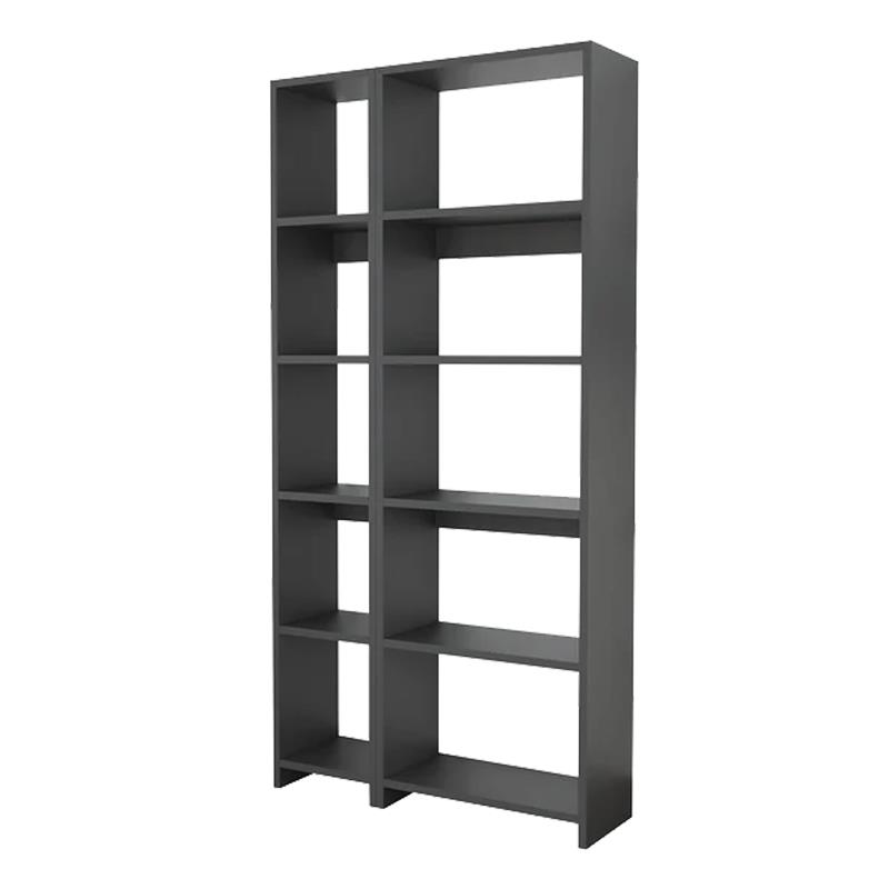 Βιβλιοθήκη Alkathi σε ανθρακί απόχρωση 77x22x160εκ Βιβλιοθήκη Alkathi σε ανθρακί απόχρωση 77x22x160εκ